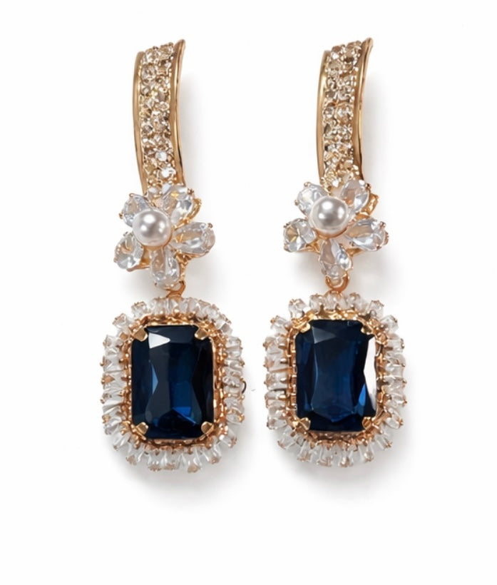 Blue earrings